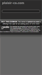 Mobile Screenshot of plaisir-co.com